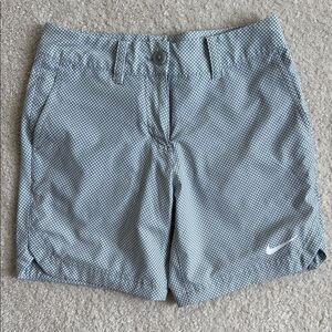 Nike Women's Gray Polka Dot Shorts